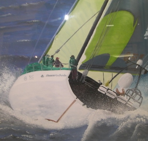 Green Dragon (from the Round the World Yacht Race) by Sean P Gallagher