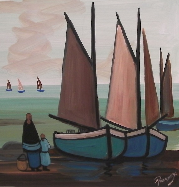 Under Sails (Triptych)